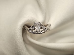 Bague de fiançailles de mariage en moissanite VVS de laboratoire de haute qualité exclusive en argent sterling 925 certifiée GRA New Ring - Product Image 5