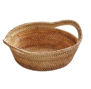 Wholesale Customized Metal Fruit Storage <b>Basket</b> Cheap Price Bamboo Rattan <b>Basket</b> for <b>Food</b> Storage - Product Image 6