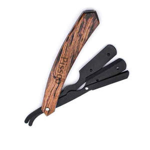 Navaja de Afeitar Plegable Personalizada de Acero Inoxidable, Cuchilla Recta de Acero Inoxidable para Barbería, 1 Unidad - Product Image 3