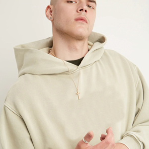 Sweats à capuche en coton mélangé de qualité supérieure pour hommes, logo personnalisé, impression numérique intégrale, teinture unie, poche, nouvelle collection pour l'hiver - Product Image 6