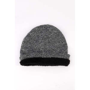 Alfani Men's Shearling Lined <b>Beanie</b> Gray One Size Coat Accessory - Product Image 2