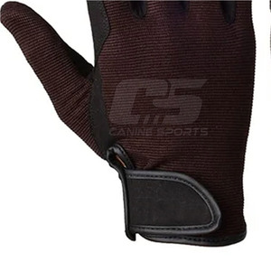Guantes de equitación de cuero personalizables con diseño antideslizante y material duradero para uso en exteriores, MOQ bajo. - Product Image 4