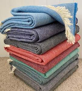 Manta de espiga ligera personalizada Avior, tela de algodón de calidad, estilo a cuadros para uso doméstico, gran oferta del fabricante - Product Image 4