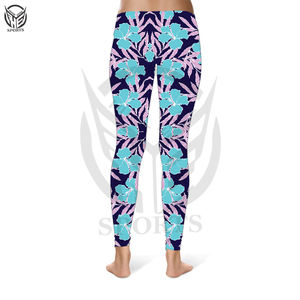 Nuevo diseño de leggings de yoga de alta calidad y corte ajustado para mujer, leggings de cintura alta de color sólido para damas. - Product Image 4