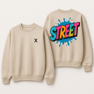 OEM/ODM Oversized <b>Sweatshirts</b> Custom Printed Plain Acid Washed <b>Vintage</b> Worn-Out &Embroidered Pullovers Unisex Low MOQ Wholesale - Product Image 2