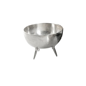 Cuenco de Metal de forma redonda para servir alimentos, cuenco de almacenamiento y servicio de frutas respetuoso con el medio ambiente, cuenco para ensalada de frutas, restaurante, Hotel, catering, uso - Product Image 2