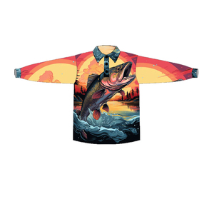 2025 à la mode personnalisé tournois de pêche australiens chemise à manches longues séchage rapide UPF 50 + évacuation de l'humidité respirant 100% Polyester - Product Image 2