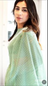 Nouveau Design Georgette Net Tissu Sarees avec Broderie Lourde Travail à la Main pour Adultes Fêtes de Mariage Indien Pakistanais Vêtements - Product Image 3