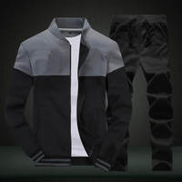 Printemps automne hommes ensembles de sport à la mode marque de mode hommes veste de Baseball + pantalon vêtements de sport à manches longues survêtement ensemble mâle
