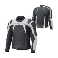 Blouson de moto en cuir unisexe respirant, coupe-vent, imperméable, personnalisable par transfert thermique pour la course