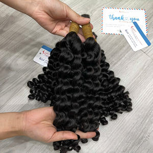 2025 paquets de cheveux crus de qualité supérieure à la vapeur Deep Wave Extensions de cheveux humains en vrac pour le tressage des cuticules alignées sans perte ni enchevêtrement - Product Image 5