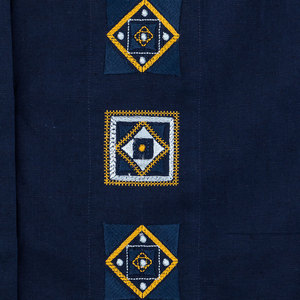 Người Đàn Ông Của Phong Cách Đầy Đủ Tay Áo Thêu Áo Sơ Mi Thiết Kế Sequin Hiện Đại Thường Xuyên Phù Hợp Satin Dệt Kim Thoáng Khí Nhanh Chóng Khô Mặc Giản Dị - Product Image 6