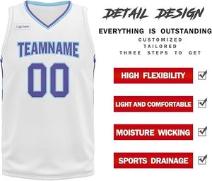 OEM Manufacturer Adult Basketball <b>Kit</b> Team Jersey <b>School</b> Team Uniforms Custom Printed Breathable Moisture-Wicking Sets Fast Dry - Product Image 6