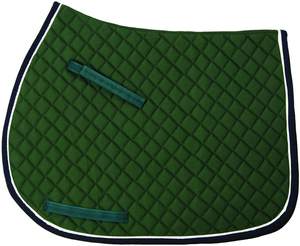 Tapis de selle de dressage léger pour chevaux matelassé doux avec doublure en coton en peau de mouton rembourrage anglais carré - Product Image 1