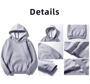 Ensemble de survêtement d'hiver en molleton épais respirant de haute qualité, sweat-shirts unisexes, pantalon de survêtement, sweat-shirt à capuche - Product Image 5