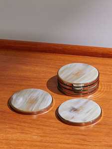 Ensembles de caboteur en résine d'incrustation de vadrouille classique de haute qualité pour la maison et l'hôtel tapis de décoration de Table/Type de tampon dessous de verre en pierre de café de thé - Product Image 2