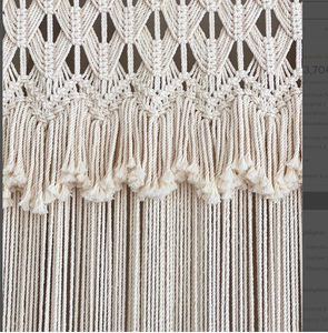 Coustmized ม่านประตู macrame | ม่านแขวนผนังฉากหลังแต่งงานขนาดใหญ่ - Product Image 2