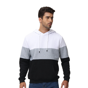 2025 sudaderas con capucha casuales personalizadas para hombres de manga larga liso 100% algodón pulóver Casual moda sudaderas Streetwear Sudadera con capucha para Unisex - Product Image 1