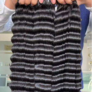 ผมต่อแบบดิบ100% ผมลอนทะเลผมมนุษย์ธรรมชาติเวียดนาม - Product Image 1