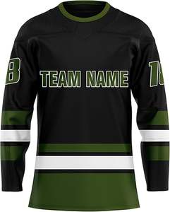 เสื้อเจอร์ซีย์ฮ็อกกี้น้ำแข็งพรีเมี่ยมชุดเครื่องแบบ2025ออกแบบได้ตามที่ต้องการอุปกรณ์เย็บผ้าทอลายทแยงติดป้ายได้ตามต้องการ - Product Image 4