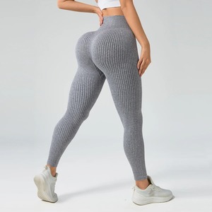 Mallas de mujer, pantalones de Yoga, cintura alta, apretado, levantamiento de cadera, sensación desnuda para Mujer, Deportes, correr, línea vergonzosa, pantalones de Fitness - Product Image 4