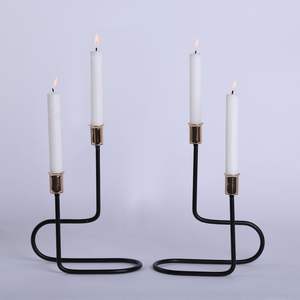 Classic Metal Candle Holder For Timeless Home Decoration Creating Warm And <b>Inviting</b> Interior Atmosphere - Product Image 1