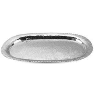 Bandeja de servicio decorativa de acero inoxidable elaborada para mejorar la estética de su comedor con un toque moderno - Product Image 4