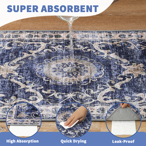 Büyük 90*105cm Evcil Hayvan Çim Tuvalet Pedi Emici ve Sızdırmaz Yavru Çiş Pedi Yeniden Kullanılabilir Evcil Hayvan Eğitim Matı Kaymaz Köpek Kedi Bezi Pedi - Product Image 6