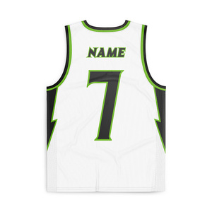Camiseta de Baloncesto Deportiva Healy 2026, Blanca, Verde y Negra, Sublimada, de Malla, Unisex, para Adultos, Transpirable, para Todas las Temporadas, Uniforme de Equipo - Product Image 2
