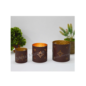Vintage Premium Classic Look Mini T-Light Votive Holder Fancy Modern Style Decorativo Estilo indio T-Light Votive para Navidad - Product Image 3