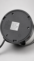 Bouilloire électrique de voyage en acier inoxydable de 1,0 L, sans fil et avec cordon, à température réglable, certifiée CE GS RoHS CB ETL, vente en gros