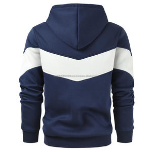 Sudadera con Capucha de Estilo Urbano de Diseñador, 100% Algodón, Felpa, Lisa, Informal, Cómoda para Hombre - Product Image 3