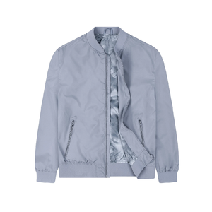 Chaquetas bomber de color oliva para hombre, diseño personalizado, estilo moderno, corte ajustado, color sólido, para la temporada de invierno. - Product Image 3