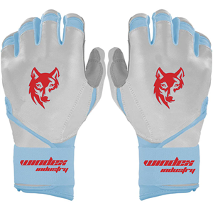 ถุงมือตีเบสบอลโลโก้สั่งทำ OEM ถุงมือตีเบสบอลสำหรับผู้ชาย ฝ่ามือทำจากหนัง - Product Image 1