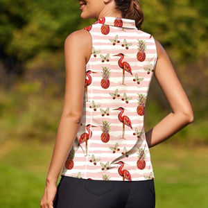 Uniforme de pickleball à col en V pour femmes personnalisé OEM robe de tennis à séchage rapide et polos de golf groupe d'âge adultes - Product Image 2