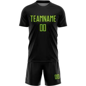 Custom Mens Football Kit Professional Soccer Jersey and <b>Shorts</b> with Custom Name Lightweight Breathable Soccerwear Sports Uniform - Product Image 2