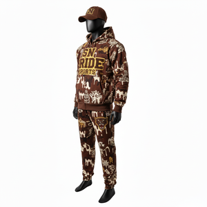 ชุดวอร์มลำลองแบบมีฮู้ดสำหรับทุกเพศ รุ่นใหม่ล่าสุด แบบสวมหัว ลายเรียบ สามารถสกรีนโลโก้ ปักลาย ได้ มีไซส์ใหญ่ - Product Image 5