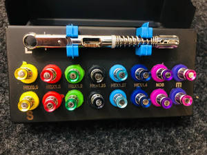 Kit de prothèse d'implant dentaire universel couleur noire ensemble d'outils d'implant dentaire Instruments en acier inoxydable de haute qualité - Product Image 5