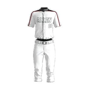 Logotipo personalizado mejor precio al por mayor tamaño adulto hombres uniforme de béisbol cómodo y transpirable hombres uniforme de béisbol - Product Image 1
