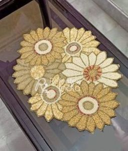 Chemin de Table perlé fournisseur en vrac et fabrication par réfractex inde fabriqué en inde pour la meilleure qualité et le prix bas - Product Image 3