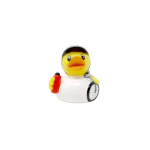 Canard en caoutchouc cycliste, accessoire de décoration de bureau - Product Image 5