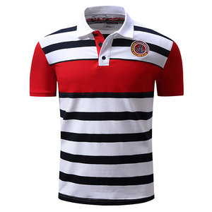 Polo T-Shirt de haute qualité, tissu de broderie, Sublimation, impression d'écran, gaufrage, Top pour hommes - Product Image 1