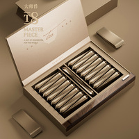 Boîte cadeau rigide magnétique personnalisée de luxe, écologique et recyclable, avec séparateur pour chocolats, bonbons et desserts, emballage personnalisé