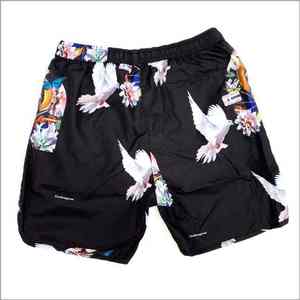 Shorts en tricot surdimensionné à logo brodé épais tendance, 100% coton, anti-froissement, respirant pour hommes Ostrowears - Product Image 3