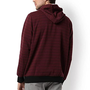 Sudadera con Capucha y Cremallera para Hombre, 100% Algodón, Bordada, Diseñada para Brindar Calidez Durante Todo el Día, Estilo Casual Urbano, Gimnasio, Invierno, Viajes al Aire Libre - Product Image 5