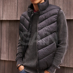 Hecho en el mejor Material Puffer Vest Etiqueta privada Oem Custom Casual Wear Puffer Vest Venta en línea 2025 - Product Image 3