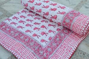 Edredón Kantha Reversible para Bebé al Mejor Precio, Ropa de Cama Estampada de Algodón para Invierno para Uso Doméstico, Venta Al por Mayor ¡Bienvenido! - Product Image 4