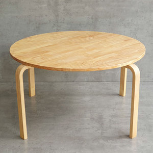 Table Ronde Moderne pour Enfants 80cm Ergonomique en Bois d'Hévéa Multicolore pour École, Cuisine, Extérieur et Chambre - Product Image 6