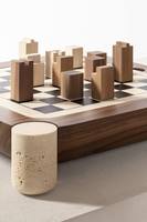 UTILISER LE LUXE PRATIQUE EN GROS Jeu d'échecs en bois personnalisé Jeu d'échecs de grande taille Planche pliante Pièces d'échecs