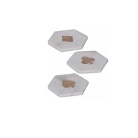 Sous-verres en métal argenté martelé, design moderne, sous-verres en acier inoxydable pour la maison, l'hôtel, les mariages et les fêtes
